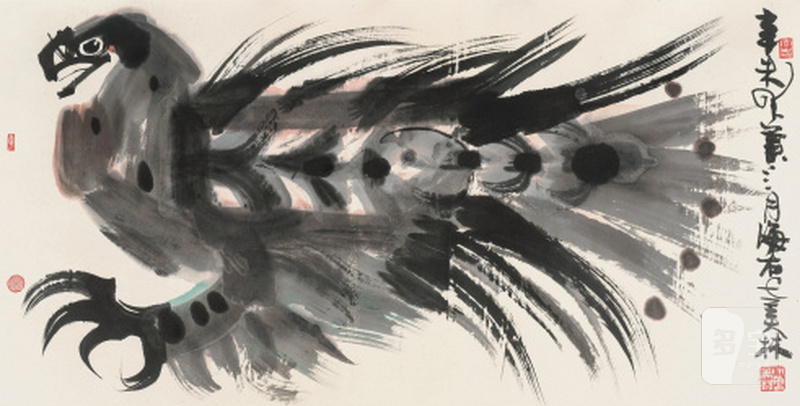 韩美林 b.1936 鹰